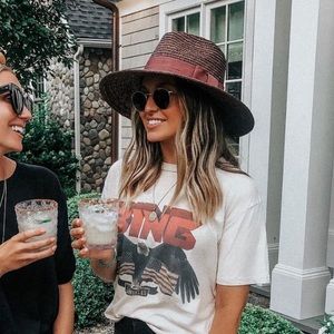 Brixton straw Joanna hat in mauve